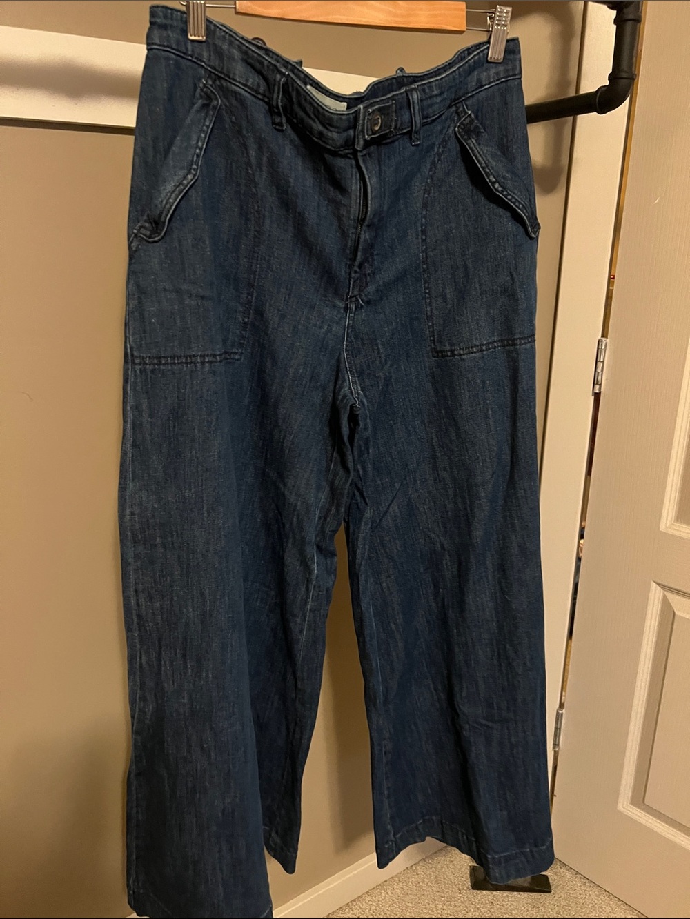 ANTHROPOLOGIE Pilcro Relaxed Dark Indigo Denim Jeans